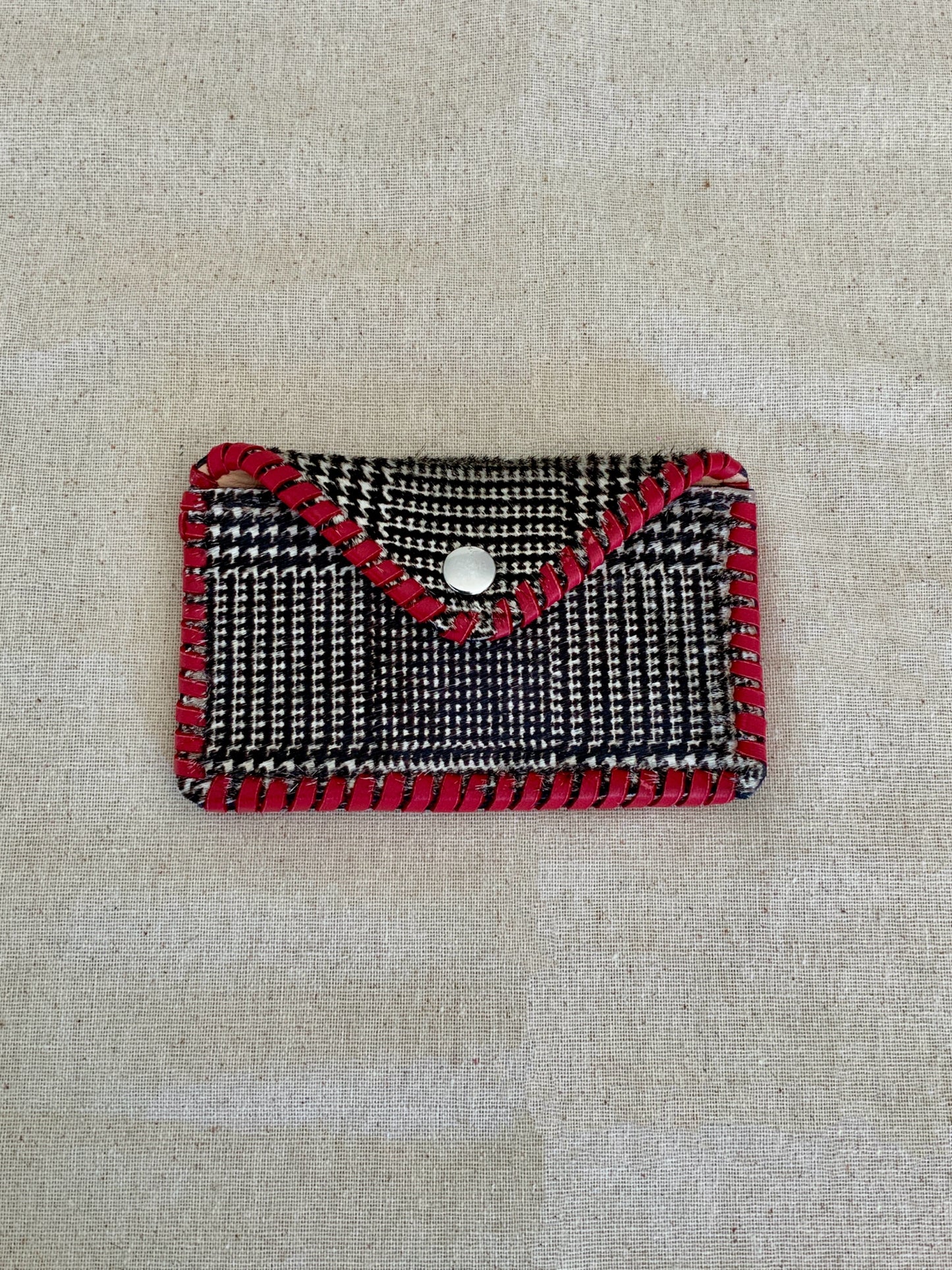 Black and White Cowgirl Card Holder