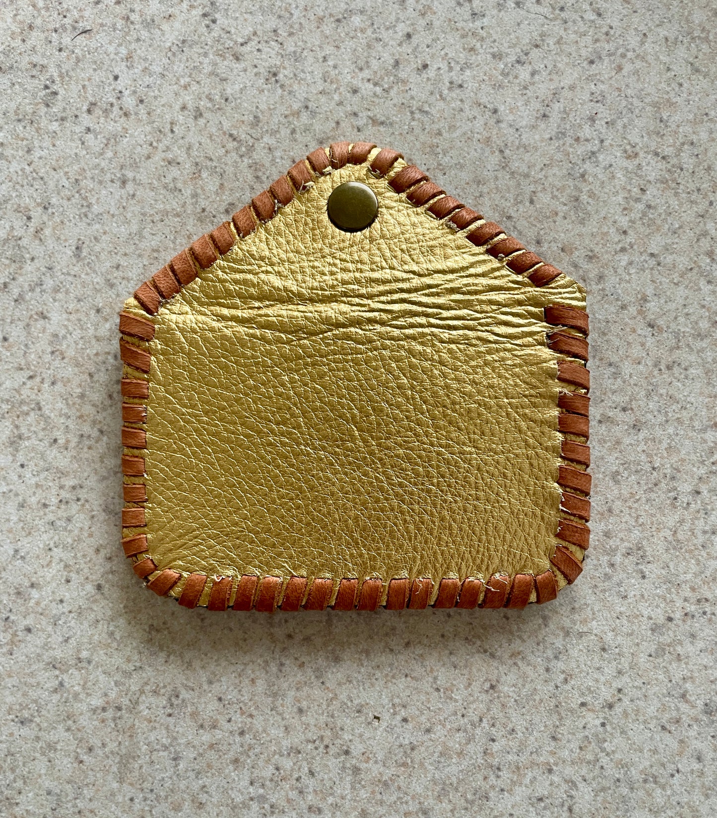 Leopard and Gold Cowgirl Card Holder