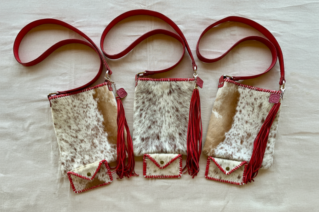 Improved Lighting - Cowhide Crossbody Bags